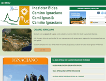 Tablet Screenshot of caminoignaciano.org